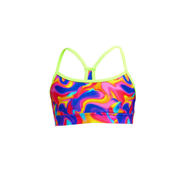 Bikini Top Swim Crop Top Summer Swirl