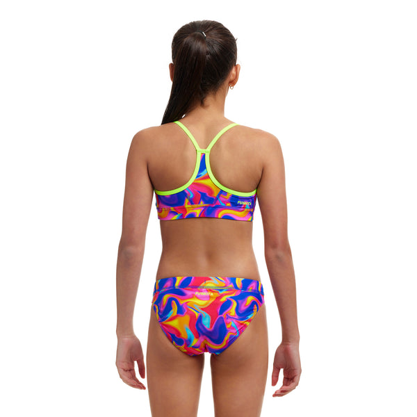 Bikini Top Swim Crop Top Summer Swirl