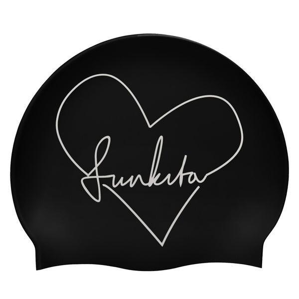 Badekappe Silicone Swim Cap Night Heart