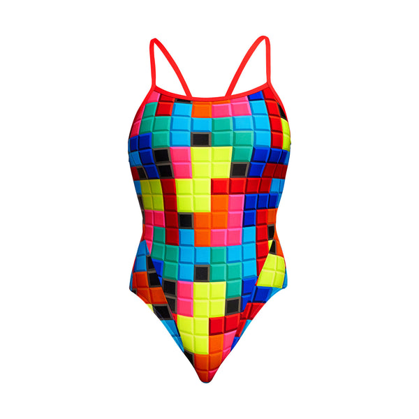 One Piece Single Strap Blocked
