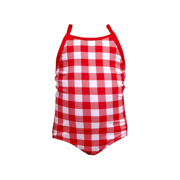 One Piece ECO Printed Red Checker