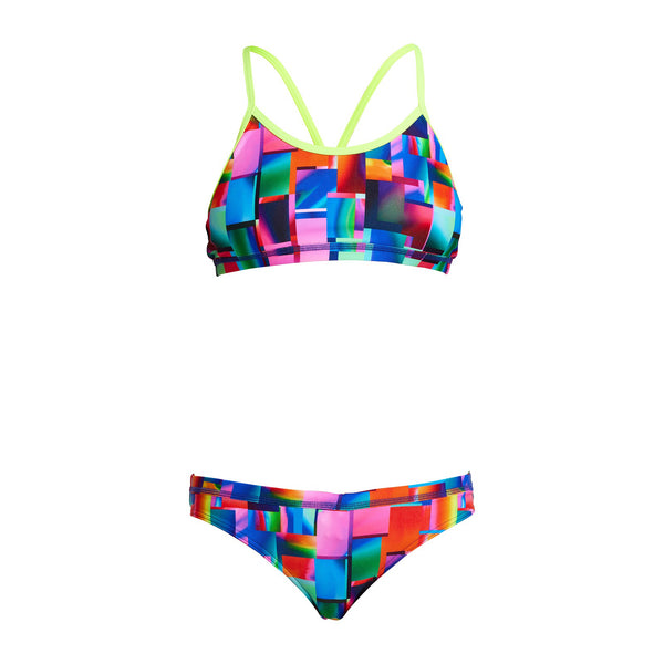 Bikini Set Racerback Patch Panels