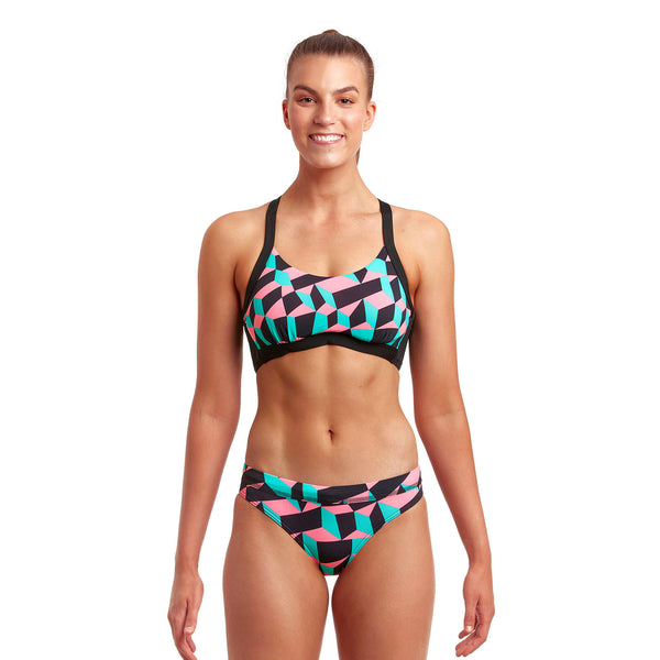 Hold Steady Swim Bikini Top Step Up