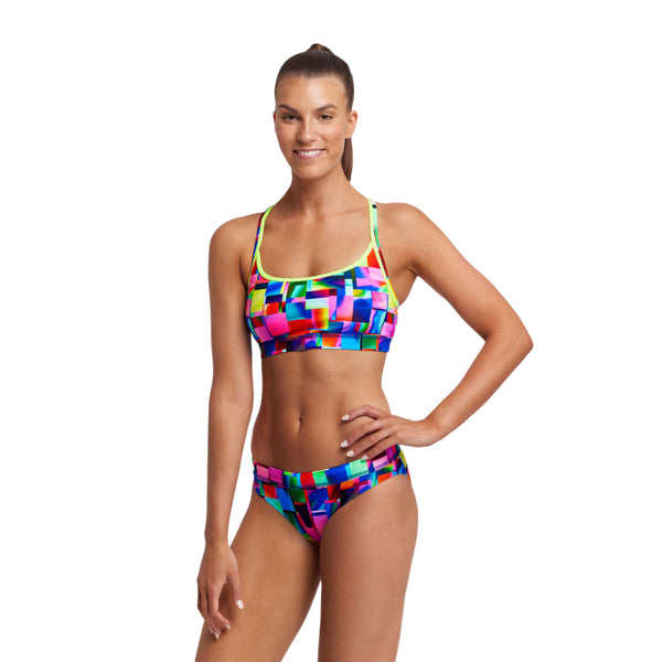 Bikinihose Sports Patch Panels