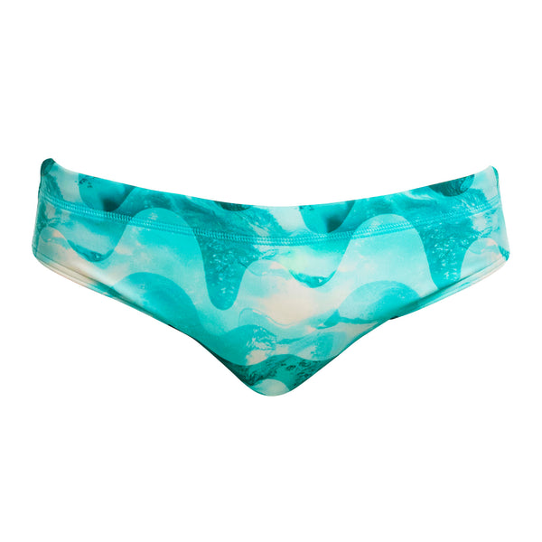 Badehose ECO Classic Brief Teal Wave