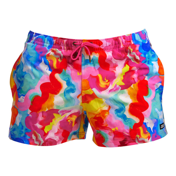 Badeshorts Shorty Shorts Messy Monet
