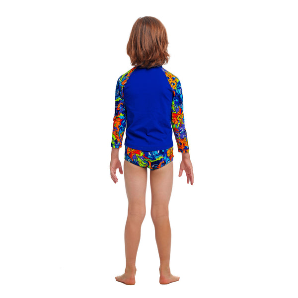 Langarm Badeshirt Zippy Rash Vest Mixed Mess