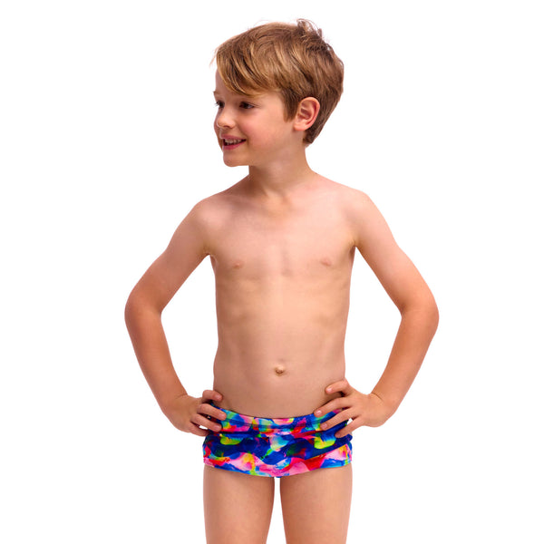 Badehose Printed Trunk Wet Wave