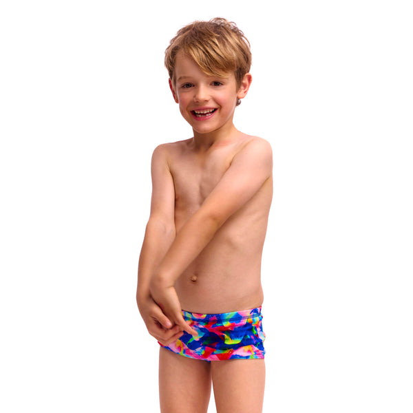Badehose Printed Trunk Wet Wave