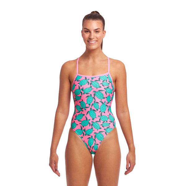 One Piece Strapped In Paddling Pink