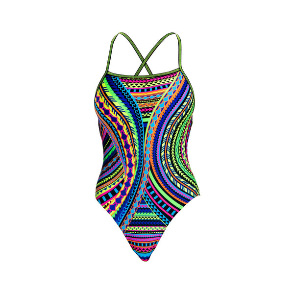 One Piece Strapped In Tribal Revival