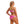 ECO Swim Crop Bikini Top Pink Caps