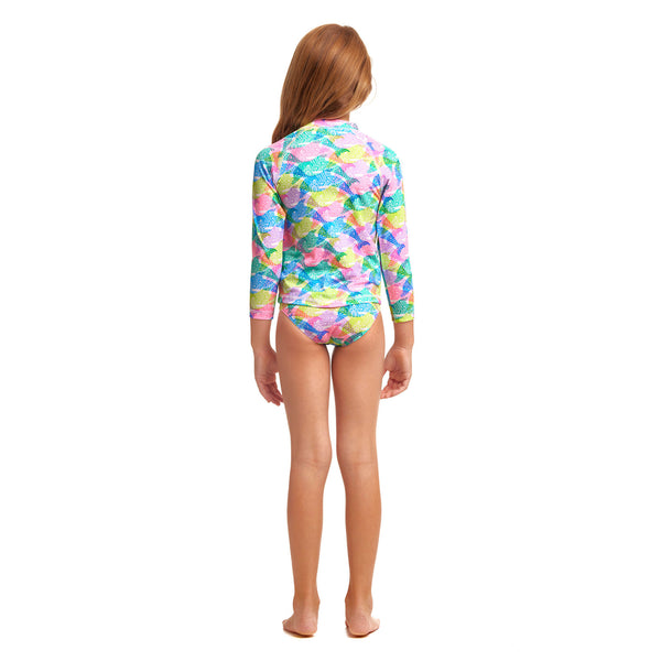 Langarm Badeshirt ECO Zippy Rash Vest Pastel Porpie