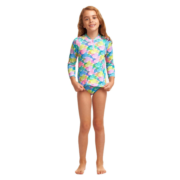 Langarm Badeshirt ECO Zippy Rash Vest Pastel Porpie