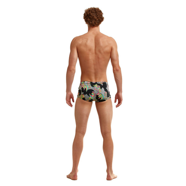 Badehose Plain Front Face Off