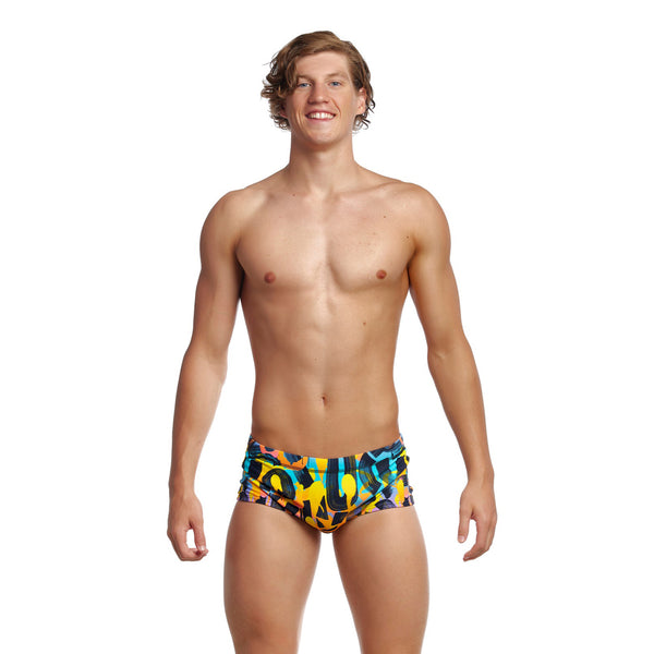Badehose Plain Front Smooth Stroke